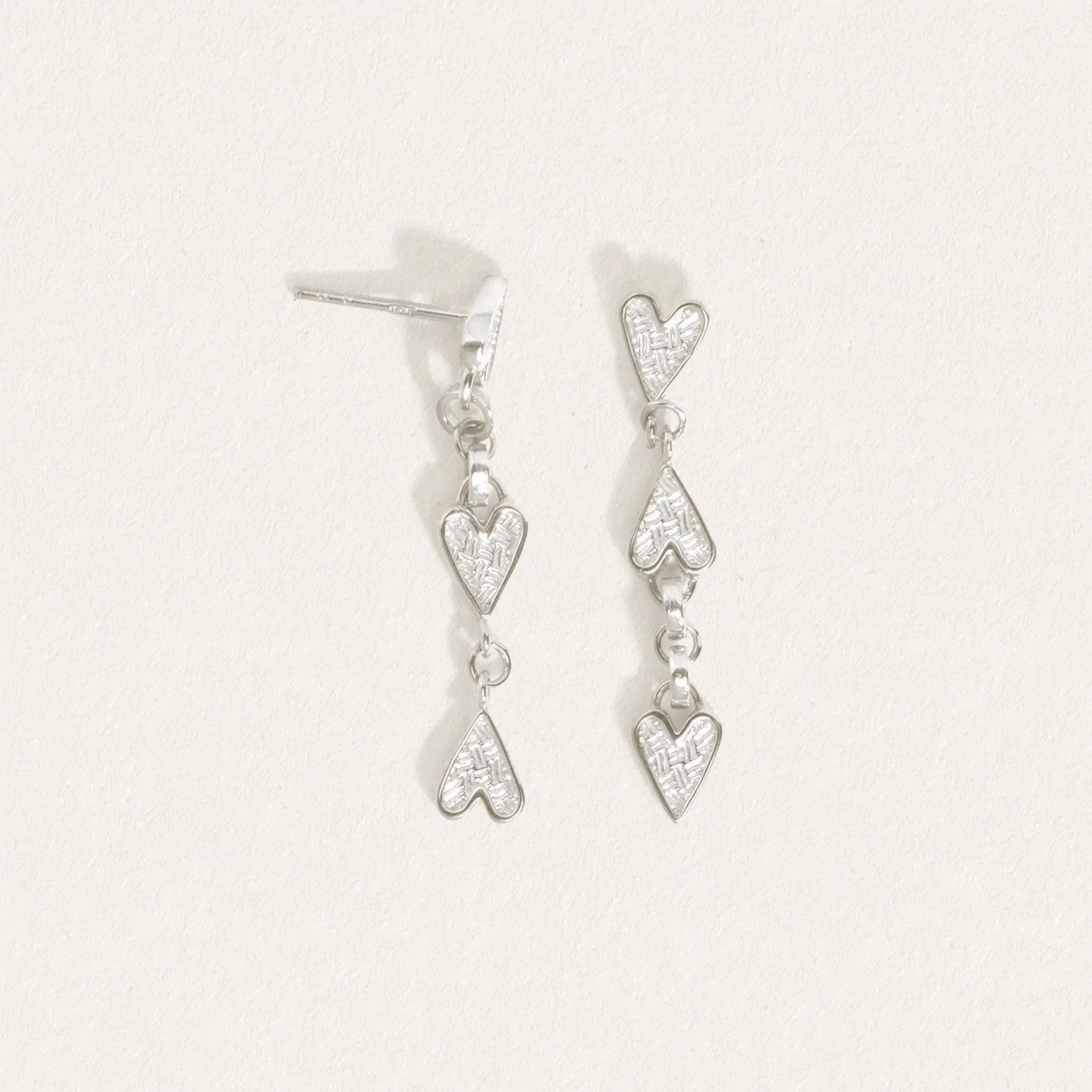 Temple of the Sun - Amore Earrings - Silver