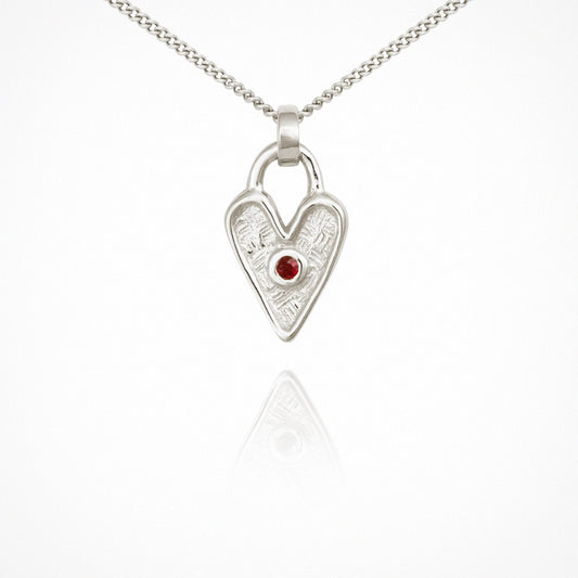 Temple Of The Sun - Amore Necklace - Silver