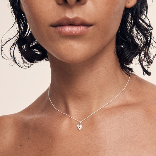Temple Of The Sun - Amore Necklace - Silver