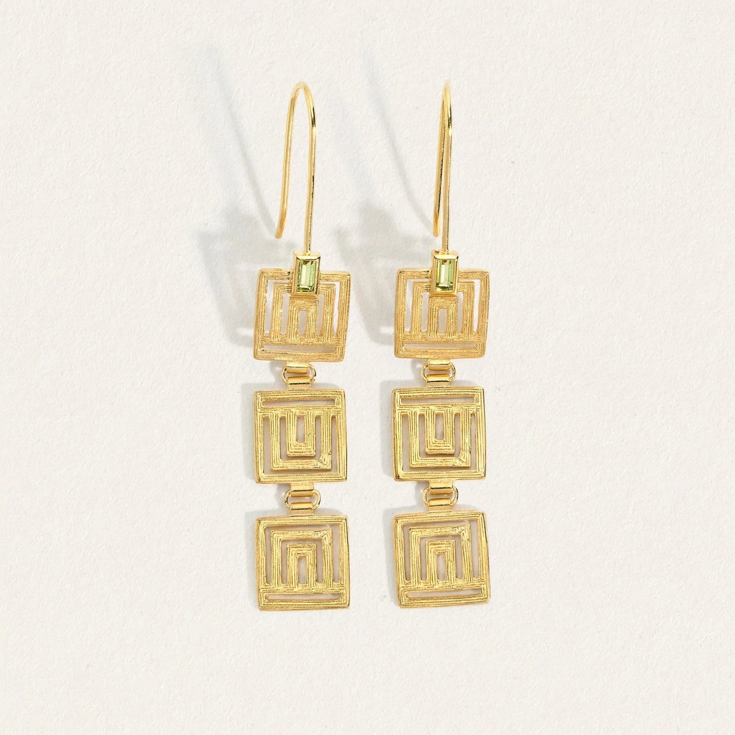 Temple Of The Sun - Ariadne Earrings - Gold