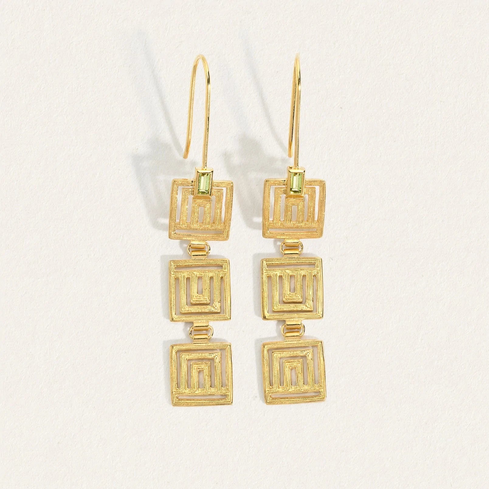 Temple Of The Sun - Ariadne Earrings - Gold