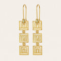 Temple Of The Sun - Ariadne Earrings - Gold