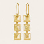 Temple Of The Sun - Ariadne Earrings - Gold