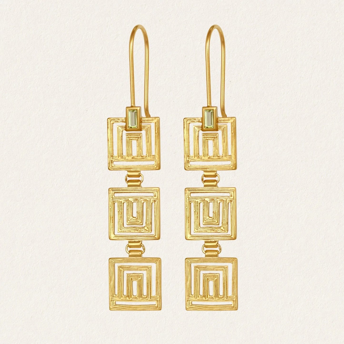 Temple Of The Sun - Ariadne Earrings - Gold