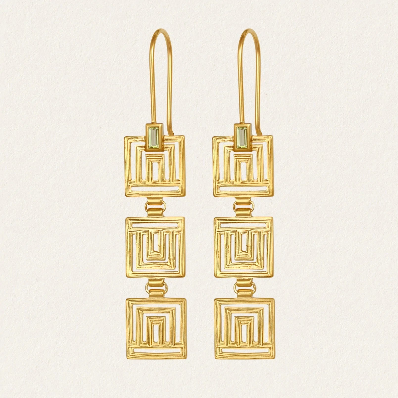 Temple Of The Sun - Ariadne Earrings - Gold