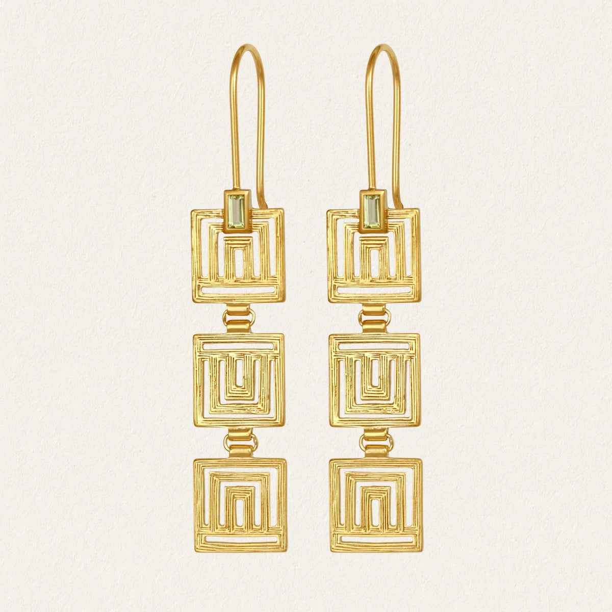 Temple Of The Sun - Ariadne Earrings - Gold