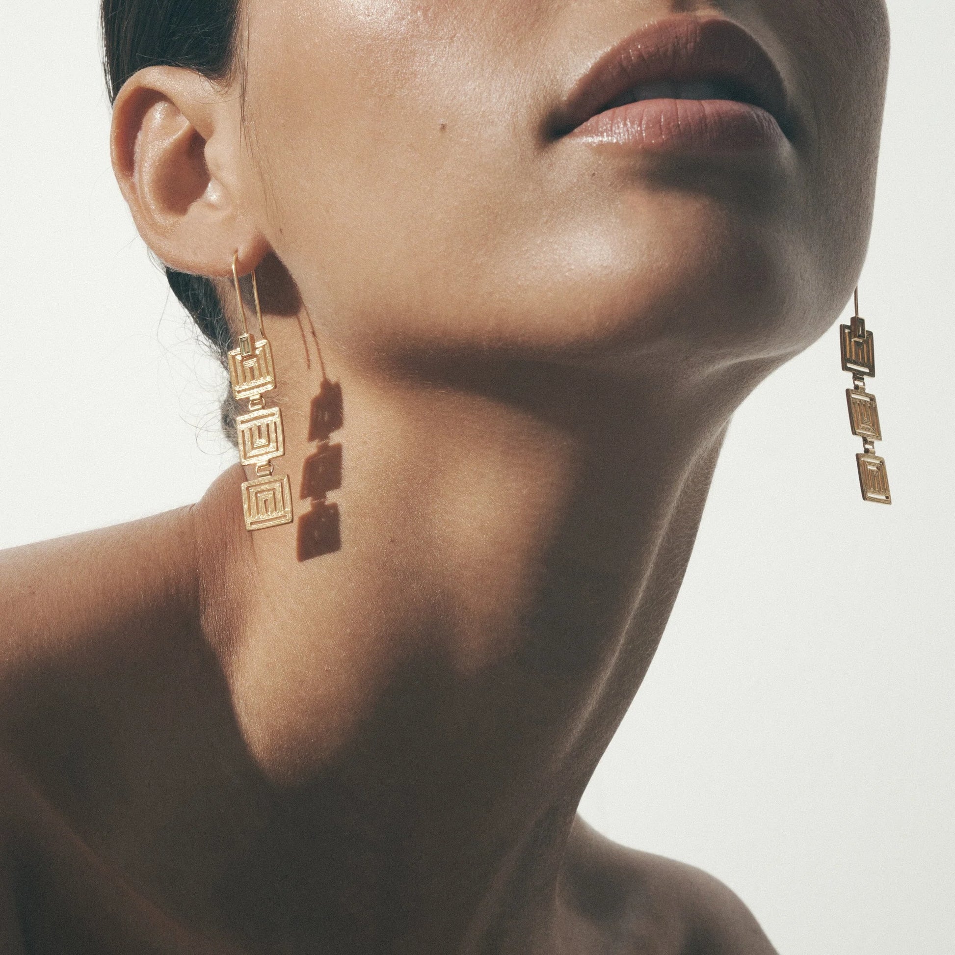 Temple Of The Sun - Ariadne Earrings - Gold
