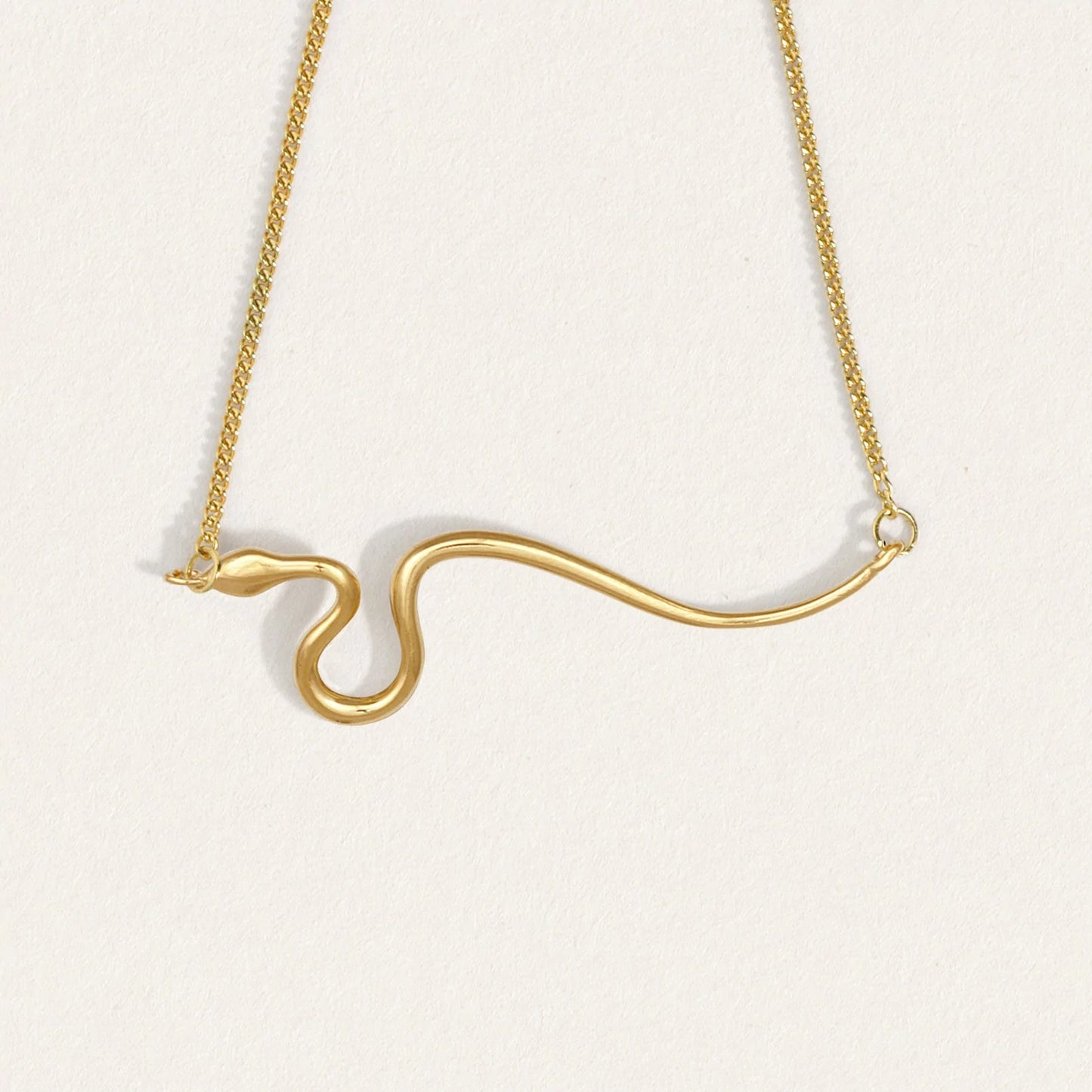 Temple Of The Sun - Asp Necklace - Gold