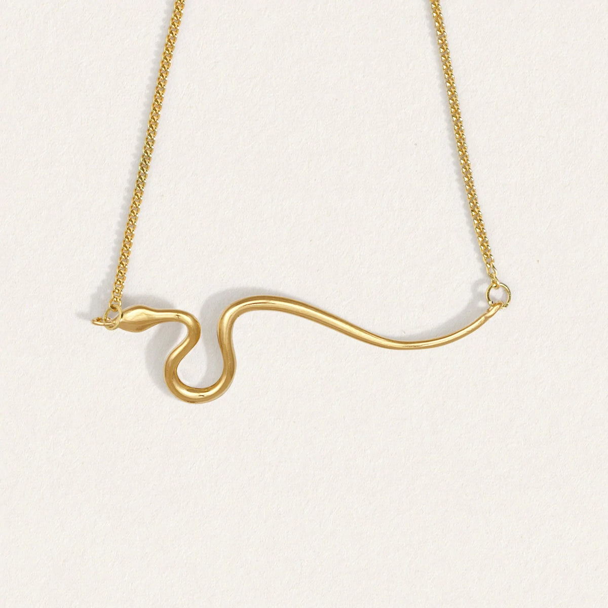 Temple Of The Sun - Asp Necklace - Gold
