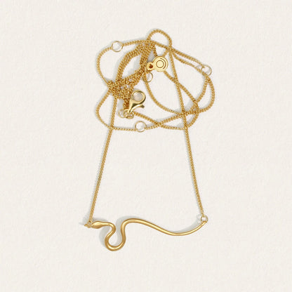 Temple Of The Sun - Asp Necklace - Gold