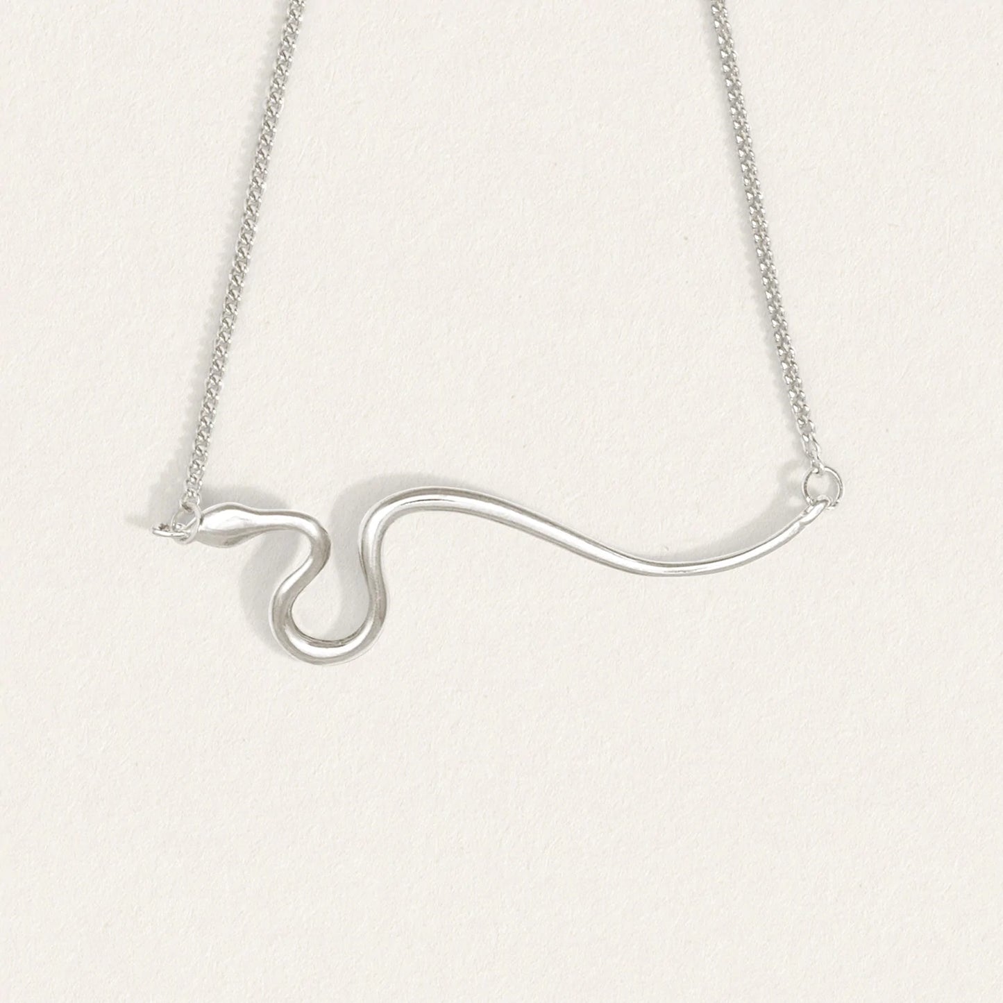Temple Of The Sun - Asp Necklace - Silver