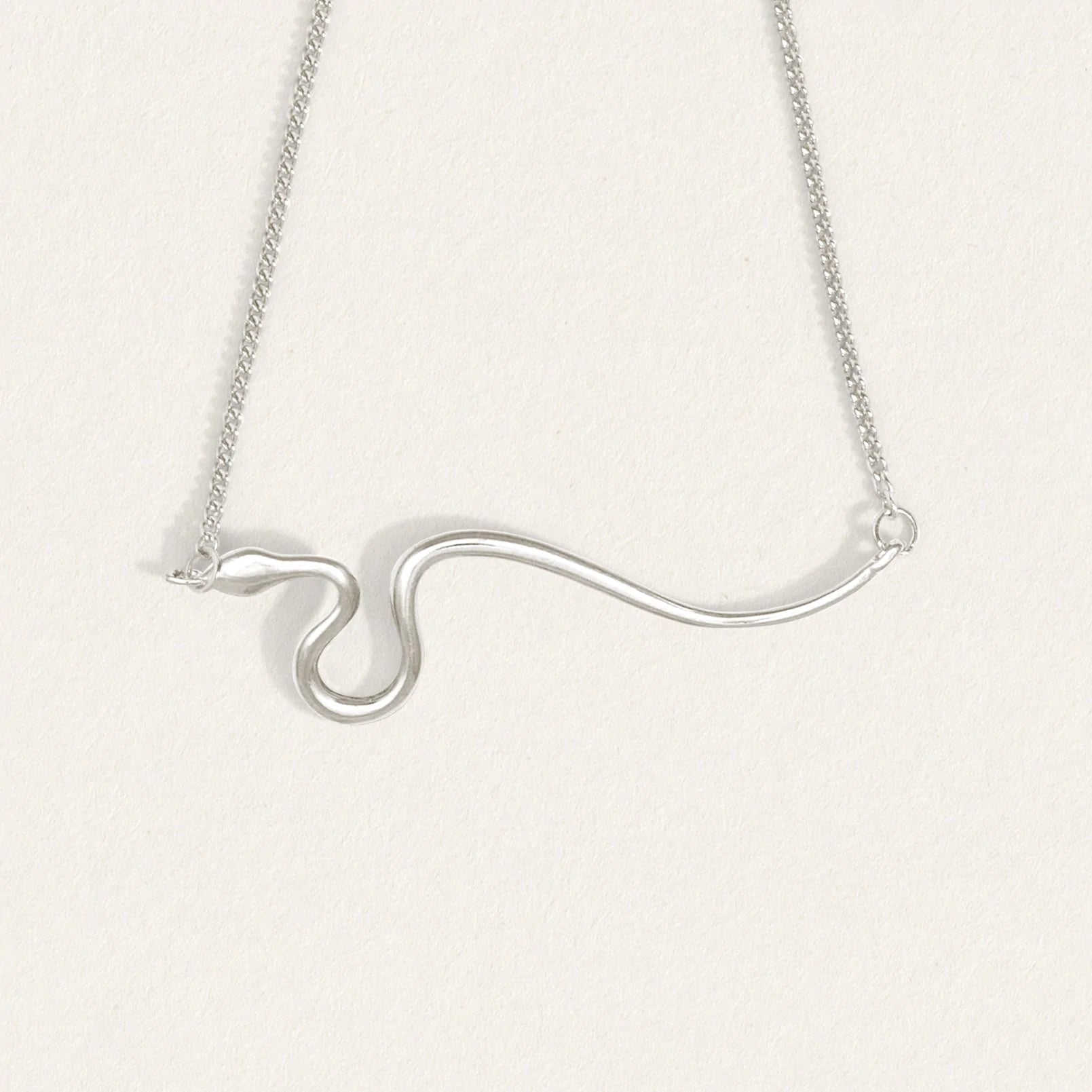 Temple Of The Sun - Asp Necklace - Silver