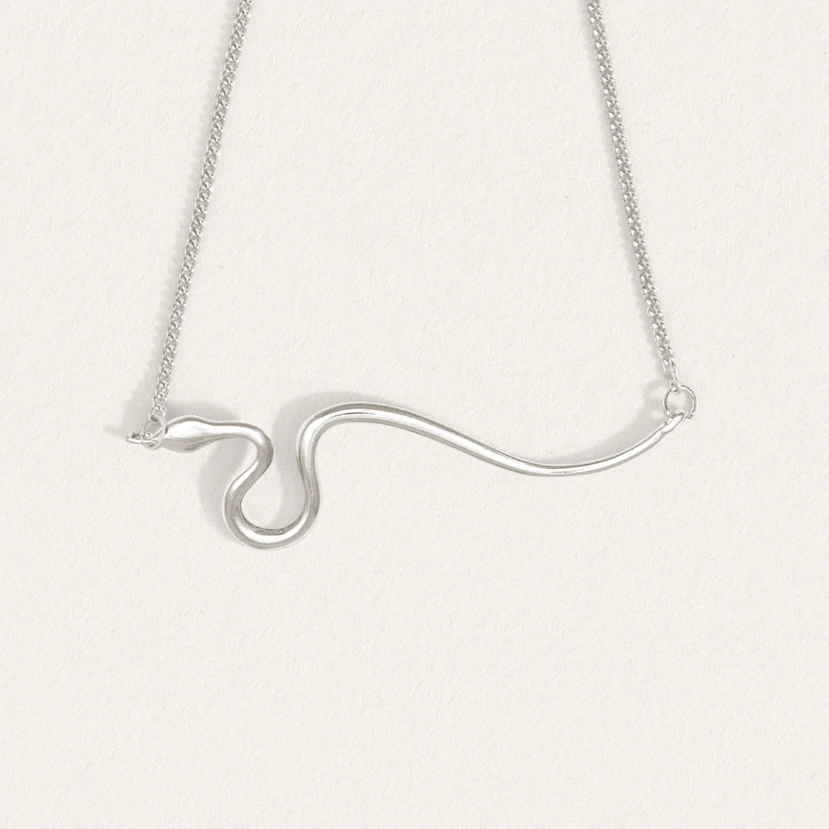 Temple Of The Sun - Asp Necklace - Silver