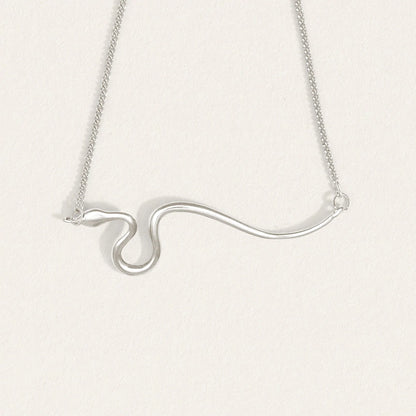 Temple Of The Sun - Asp Necklace - Silver