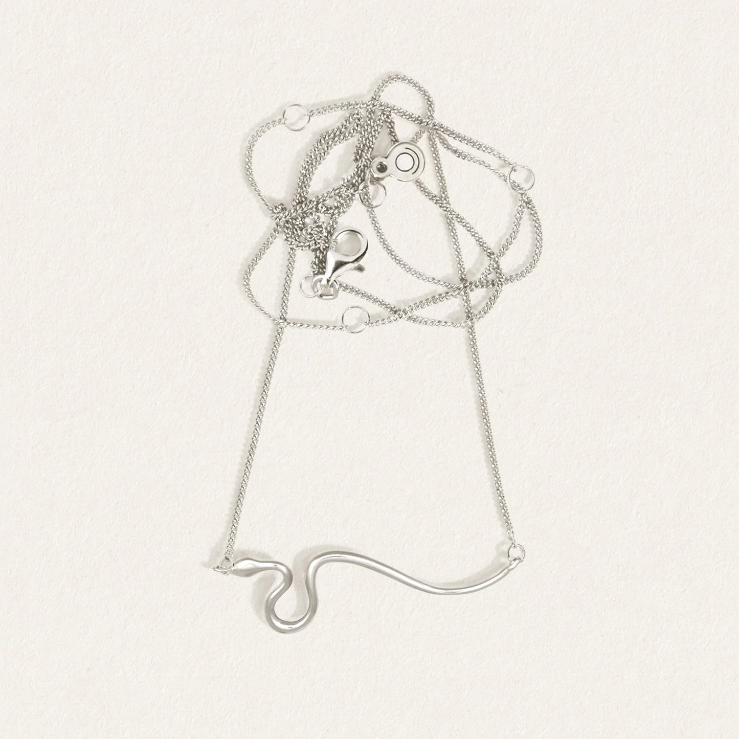 Temple Of The Sun - Asp Necklace - Silver