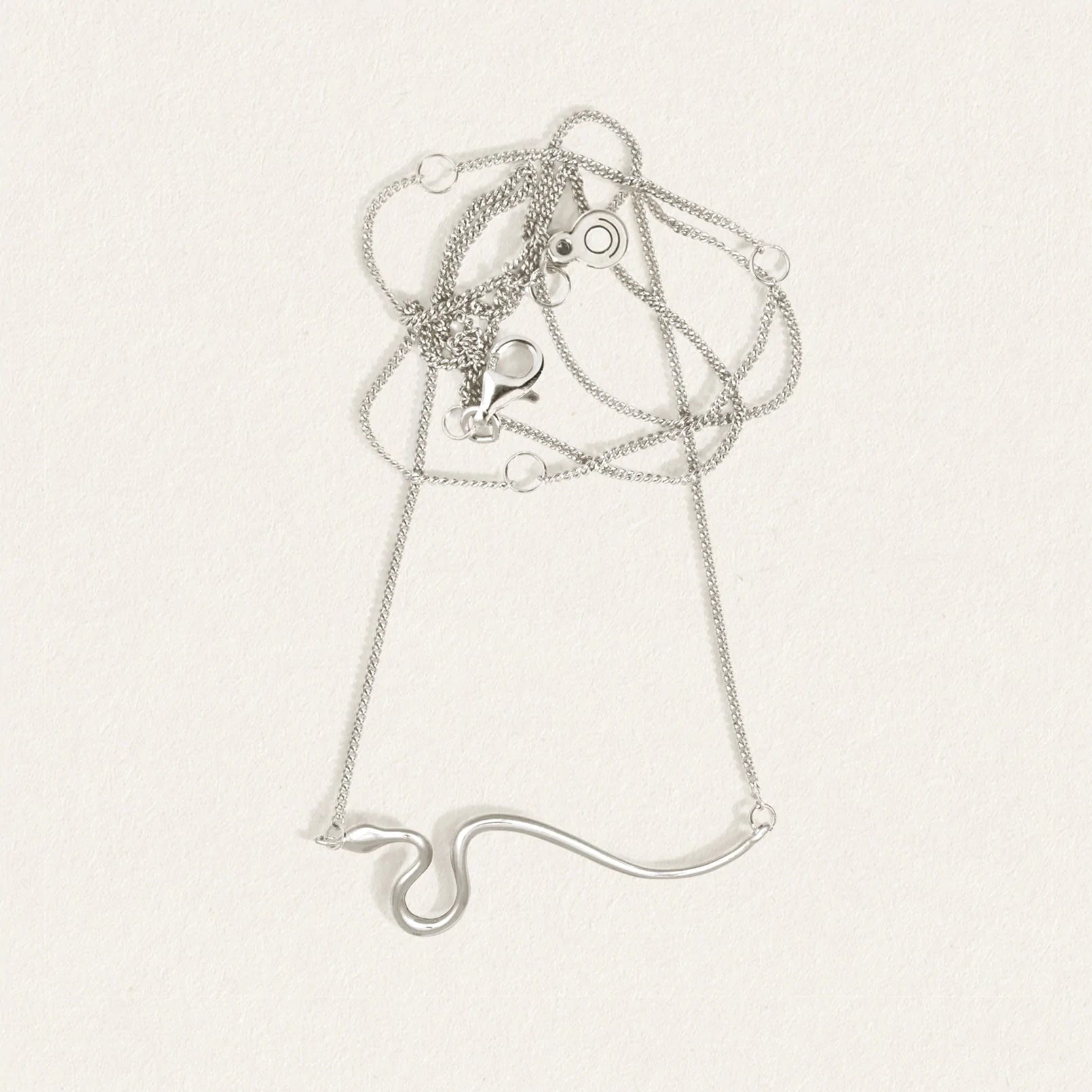 Temple Of The Sun - Asp Necklace - Silver