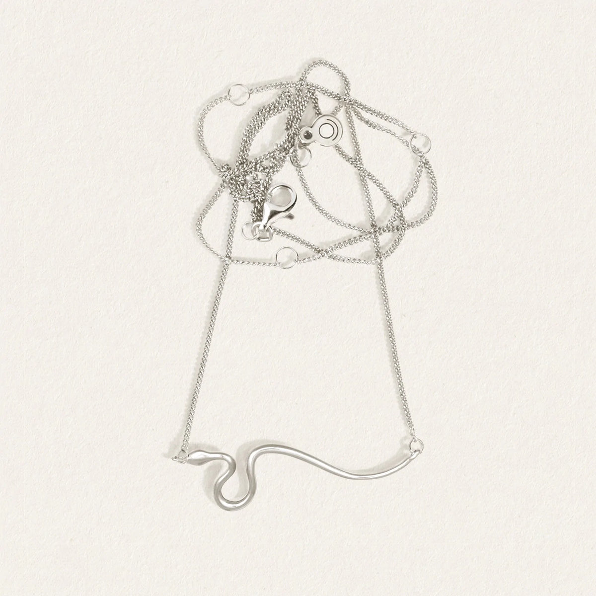 Temple Of The Sun - Asp Necklace - Silver