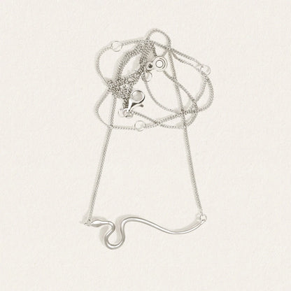 Temple Of The Sun - Asp Necklace - Silver