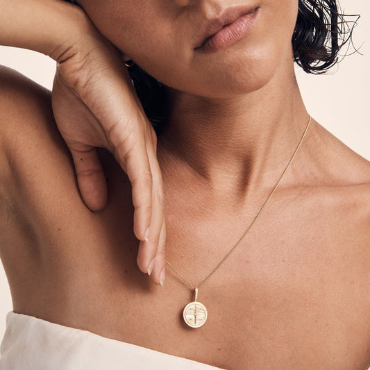 Temple of The Sun - Atlas Necklace - Gold