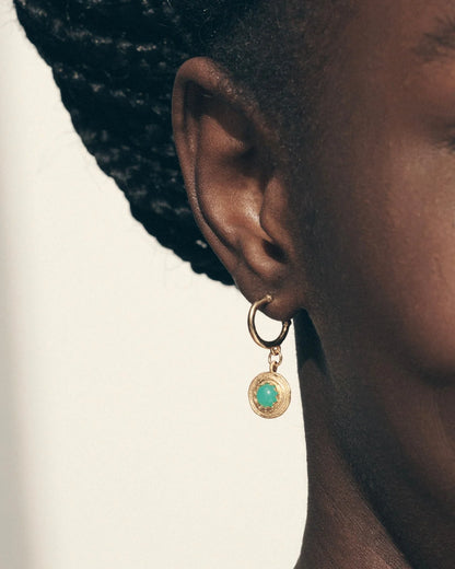 Temple Of The Sun - Cora Earrings - Gold