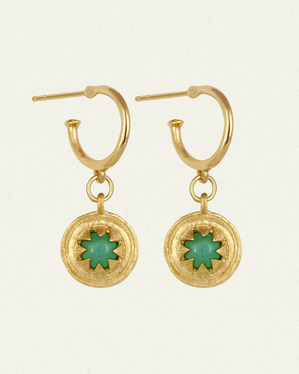 Temple Of The Sun - Cora Earrings - Gold