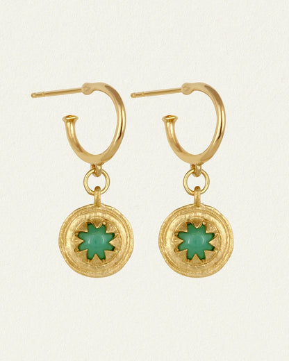 Temple Of The Sun - Cora Earrings - Gold
