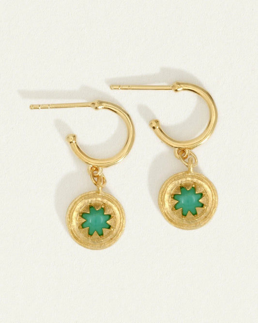 Temple Of The Sun - Cora Earrings - Gold
