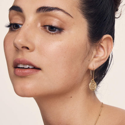Temple Of The Sun - Dafni Earrings - Gold