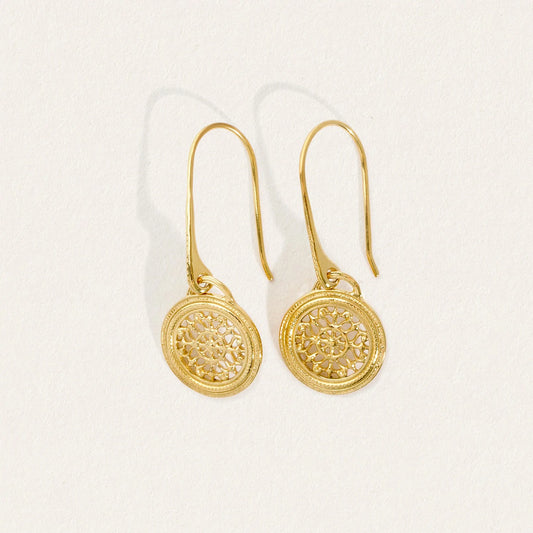 Temple Of The Sun - Dafni Earrings - Gold