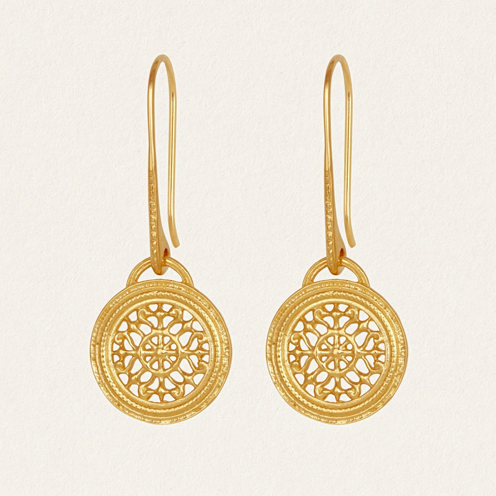 Temple Of The Sun - Dafni Earrings - Gold