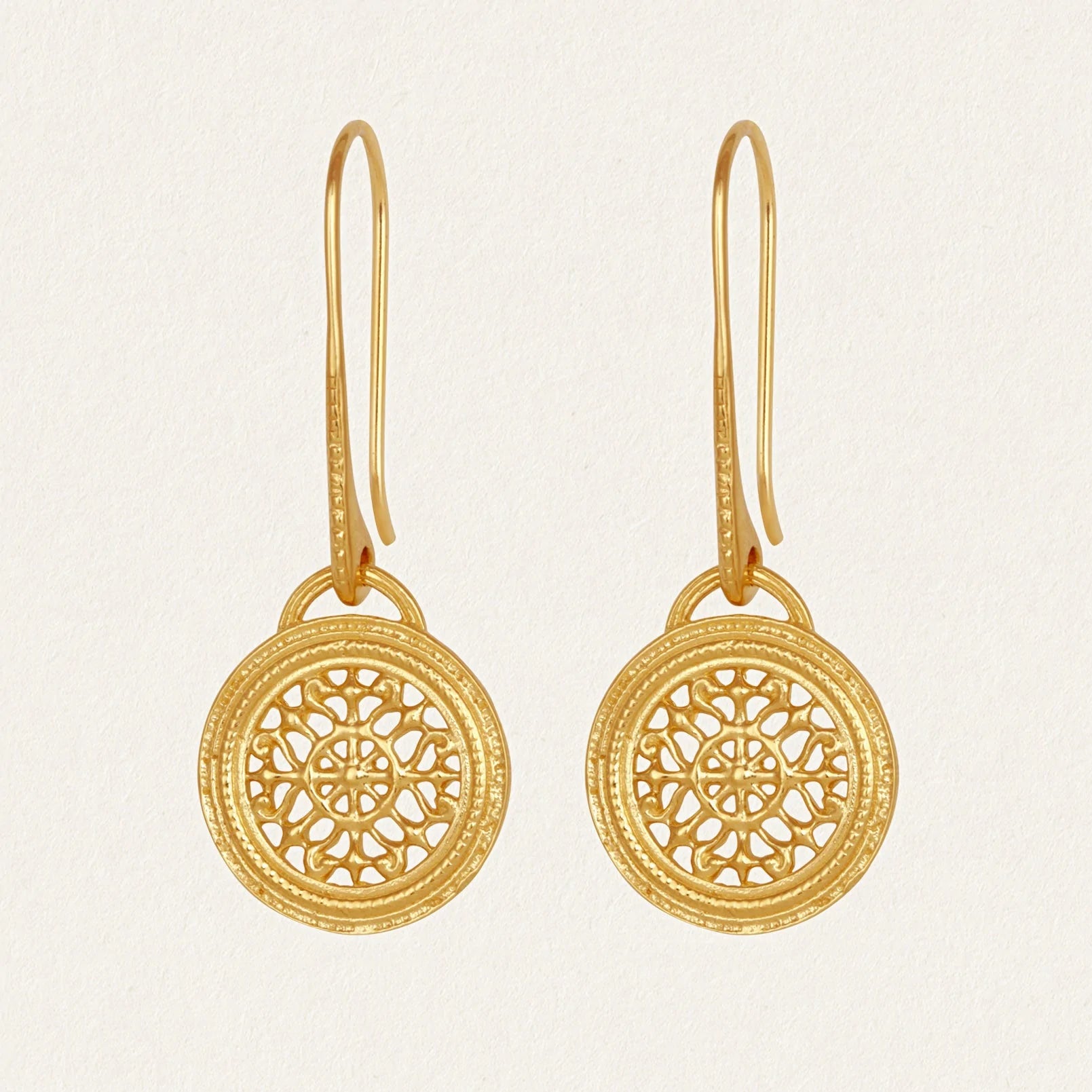 Temple Of The Sun - Dafni Earrings - Gold