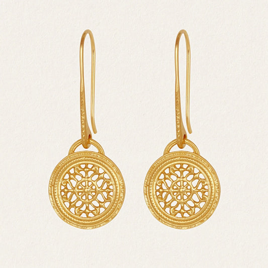 Temple Of The Sun - Dafni Earrings - Gold