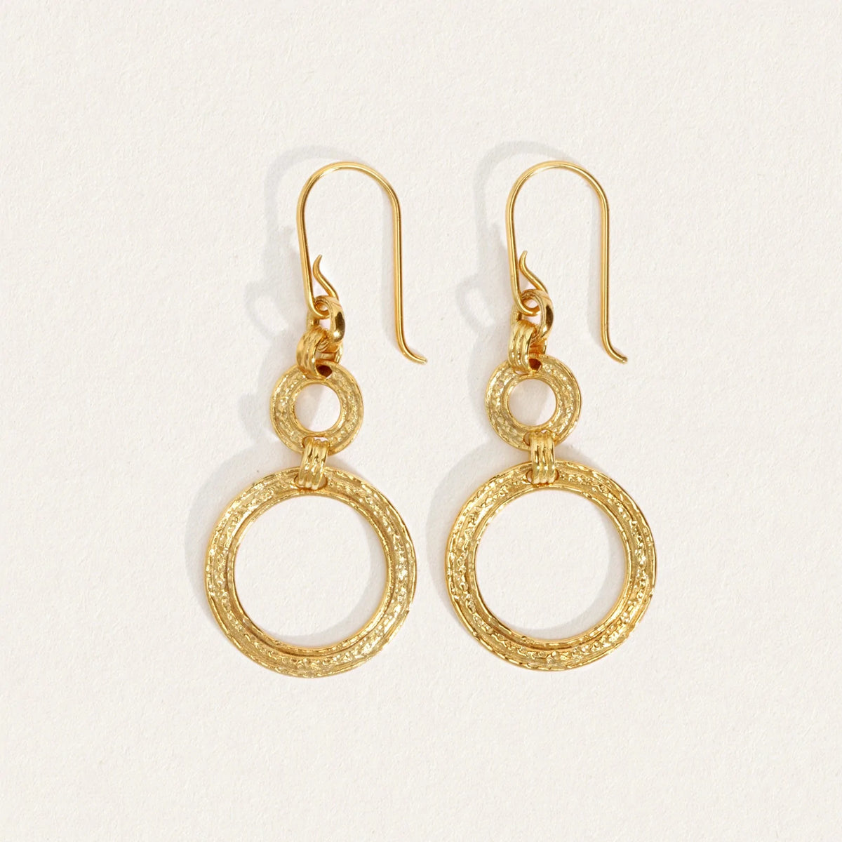 Temple of the Sun - Eliane Earrings - Gold