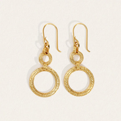 Temple of the Sun - Eliane Earrings - Gold