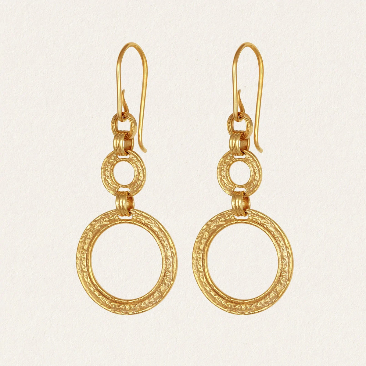 Temple of the Sun - Eliane Earrings - Gold