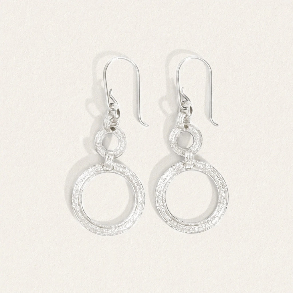Temple of the Sun - Eliane Earrings - Silver