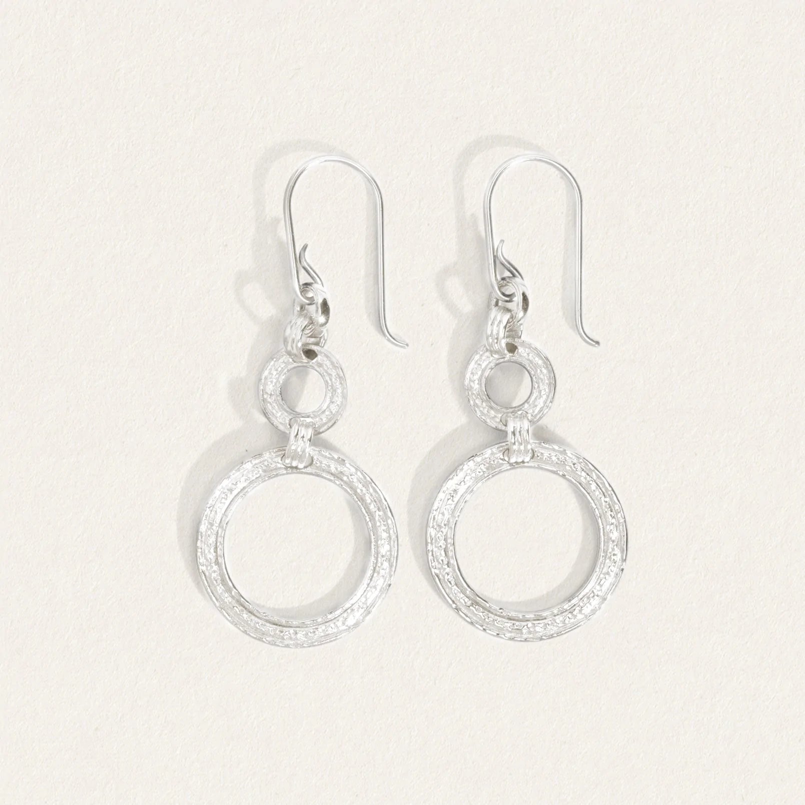 Temple of the Sun - Eliane Earrings - Silver