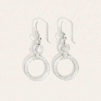 Temple of the Sun - Eliane Earrings - Silver