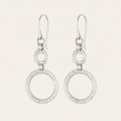 Temple of the Sun - Eliane Earrings - Silver