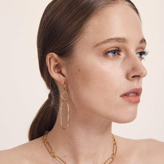 Temple Of The Sun - Elsie Earrings - Gold