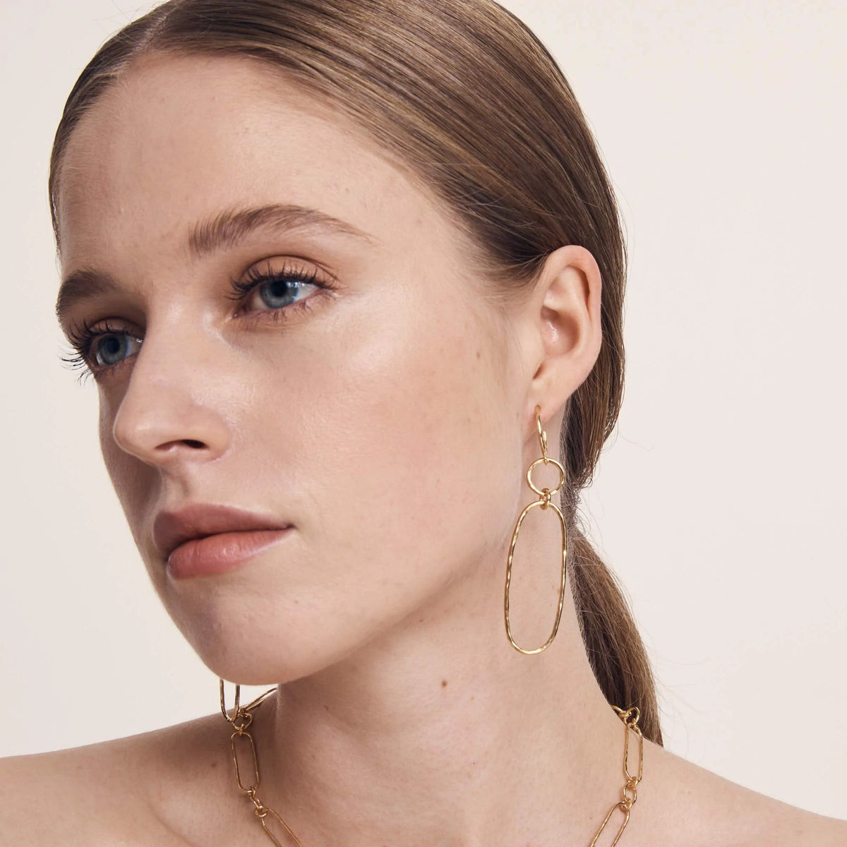 Temple Of The Sun - Elsie Earrings - Gold