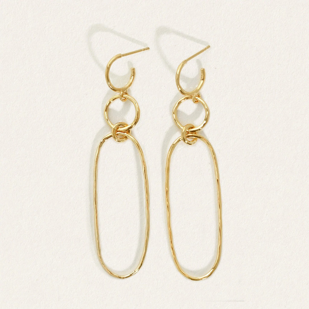 Temple Of The Sun - Elsie Earrings - Gold