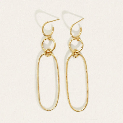 Temple Of The Sun - Elsie Earrings - Gold