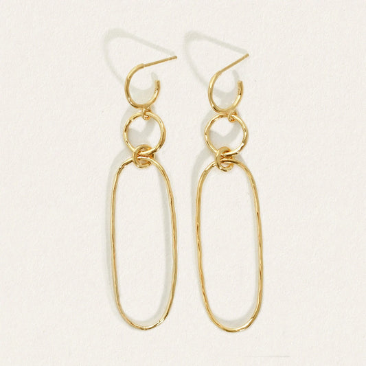 Temple Of The Sun - Elsie Earrings - Gold