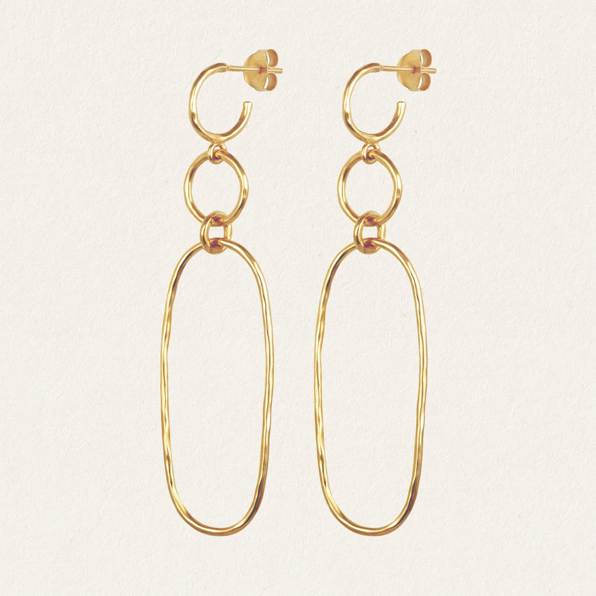 Temple Of The Sun - Elsie Earrings - Gold