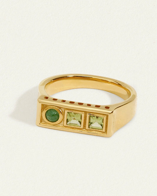Temple Of The Sun - Florence Ring - Gold