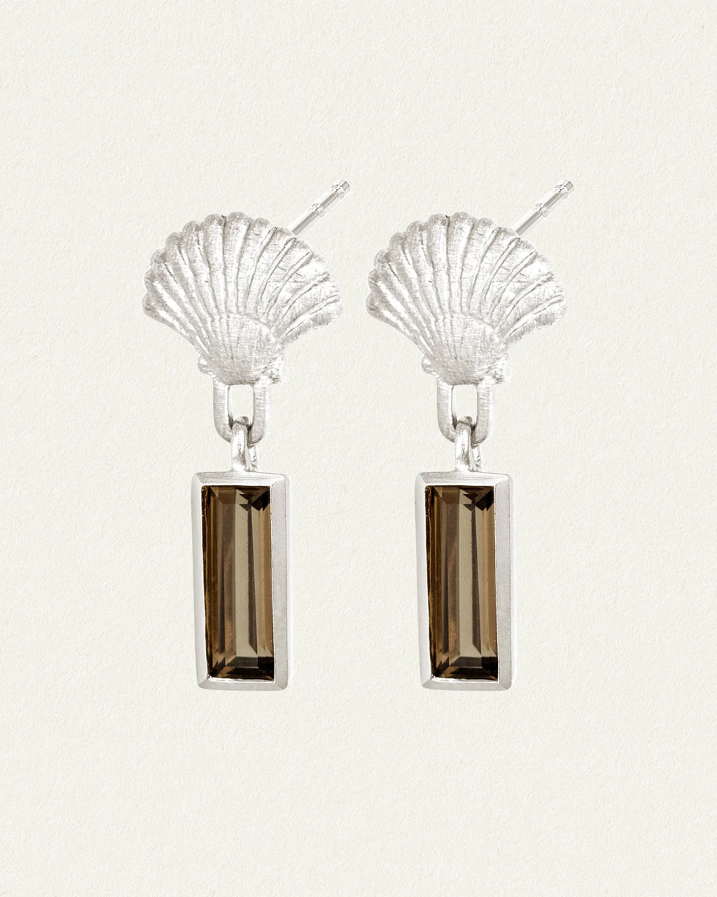 Temple Of The Sun - Hali Earrings - Silver