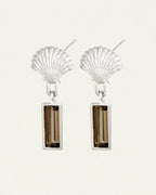 Temple Of The Sun - Hali Earrings - Silver