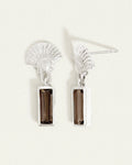 Temple Of The Sun - Hali Earrings - Silver