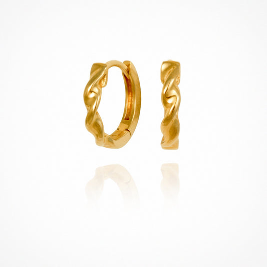 Temple Of The Sun- Helix Huggie - Gold